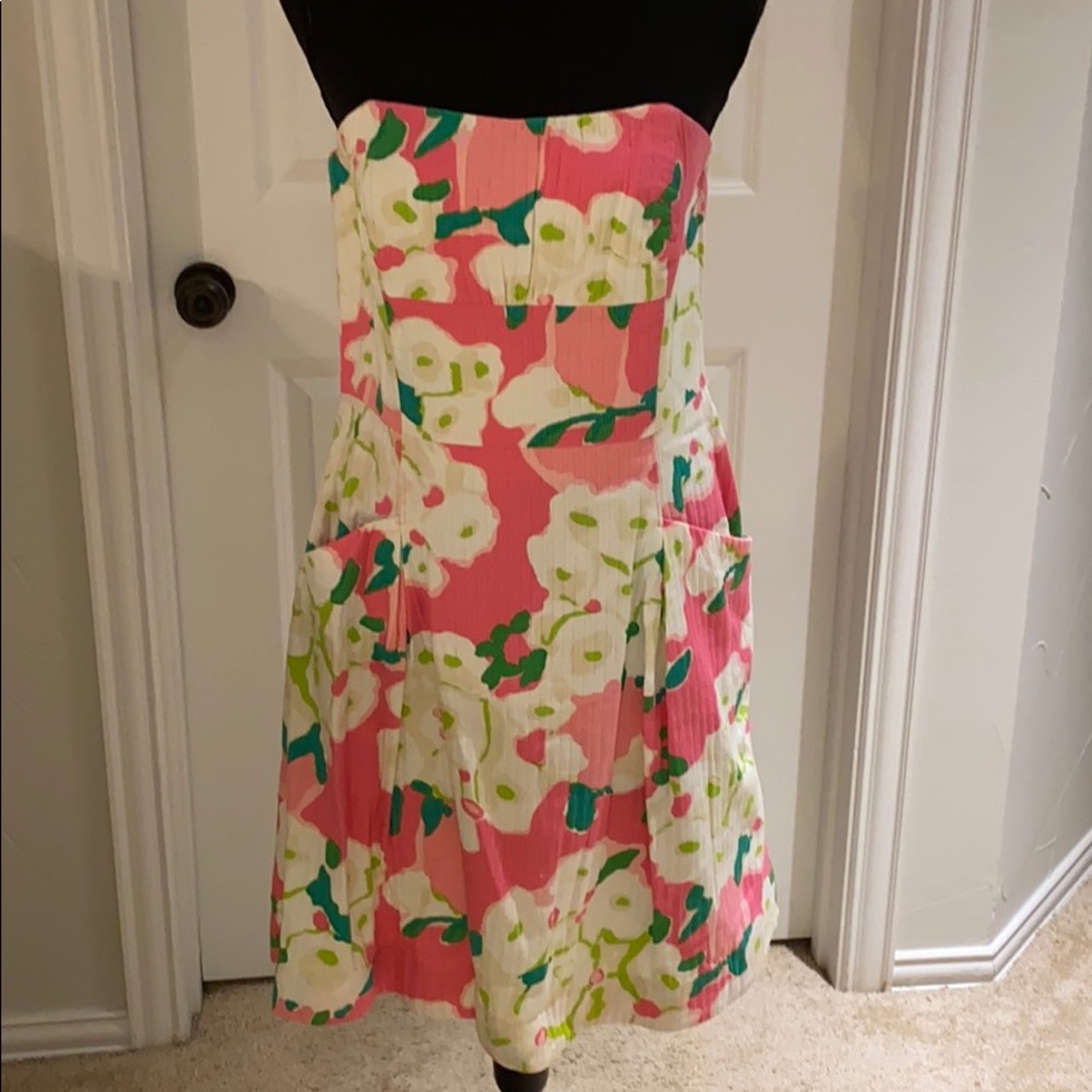 Lily Pulitzer strapless dress